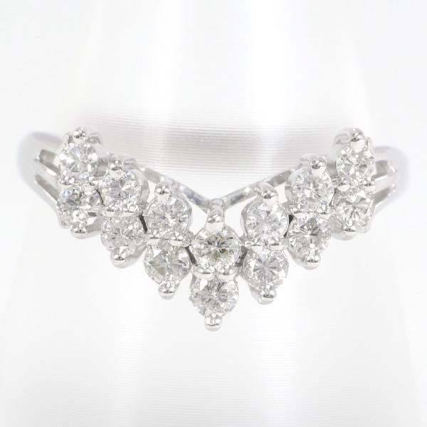 Ladies’ Platinum PT900 Diamond Ring, Size 15, 0.50ct Diamond