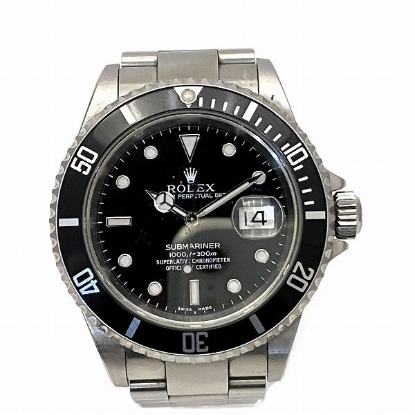 Rolex Submariner 16610 Men's Watch - Stainless Steel Automatic Silver 16610.0