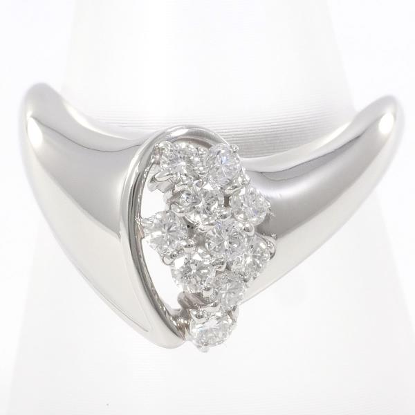 Pre-Owned Artistic Ladies' Ring, Size 12 with D0.35ct Diamond in Platinum PT900 100302050a700558