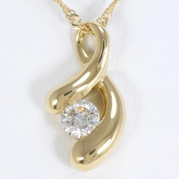 18K Yellow Gold Diamond Necklace, 0.322CT, Approx. 40cm, Approximate Total Weight 3.8g