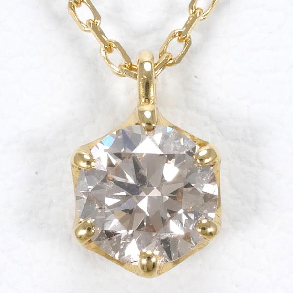 18K Yellow Gold Diamond Necklace, 0.313CT, Approx. 46cm, Approximate Total Weight 1.4g