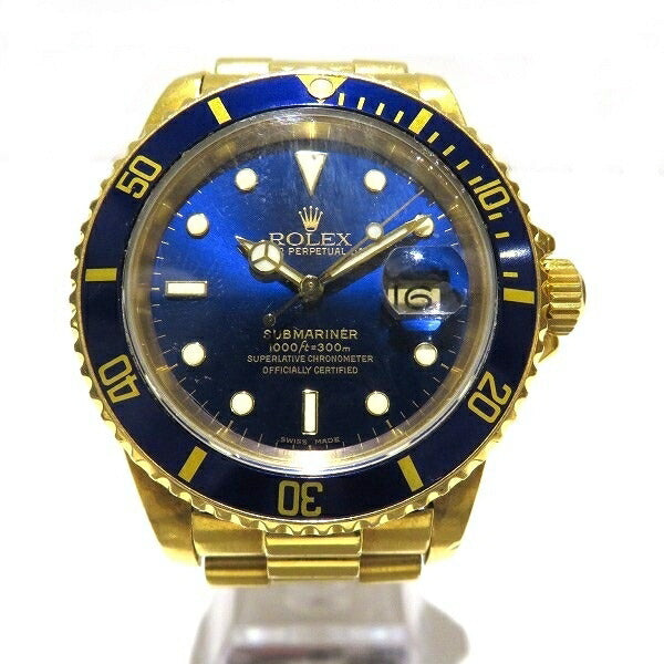 Rolex Submariner 16808 Men's Watch - Yellow Gold Automatic 16808.0