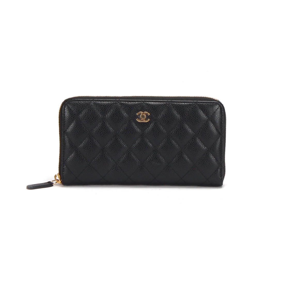 CC Caviar Matelasse Long Wallet