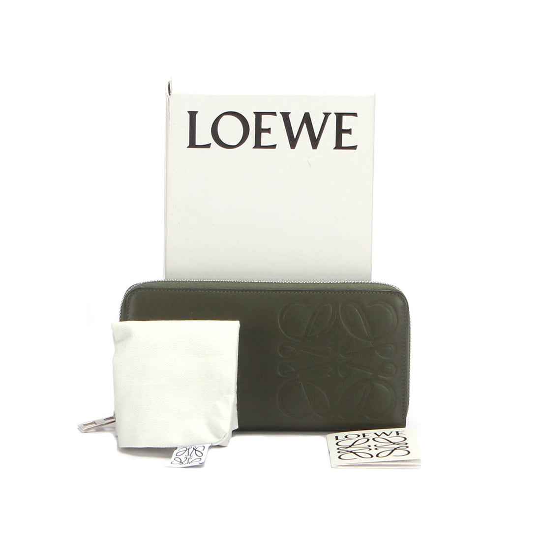 Anagram Leather Long Wallet