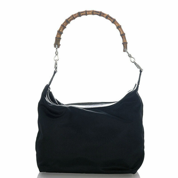 Bamboo Nylon Shoulder Bag