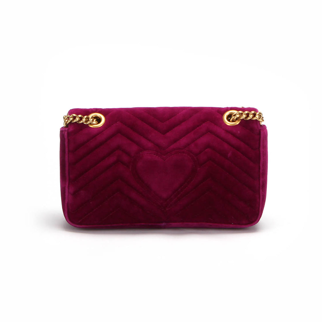 Small GG Marmont Velvet Shoulder Bag 443497