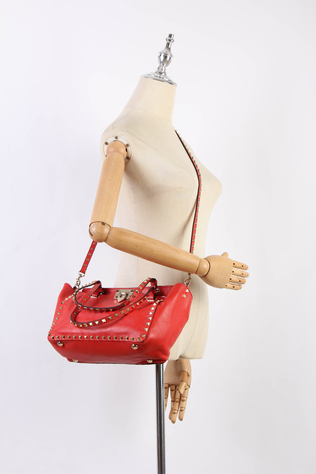 Rockstud Leather Tote Bag BS-I037BOL2