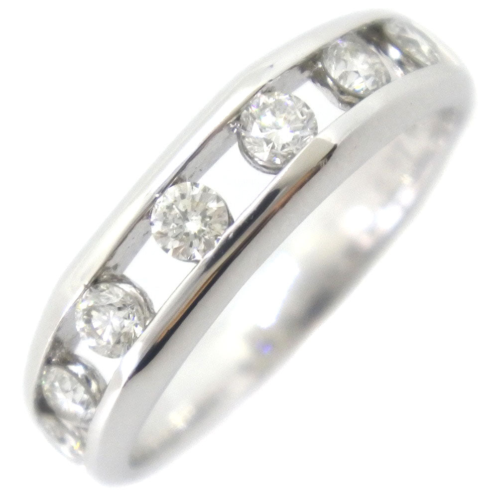 0.37 Carat Diamond Ring by Vandome Aoyama in K18 White Gold, Size 8 - SA Rank Pre-owned for Ladies