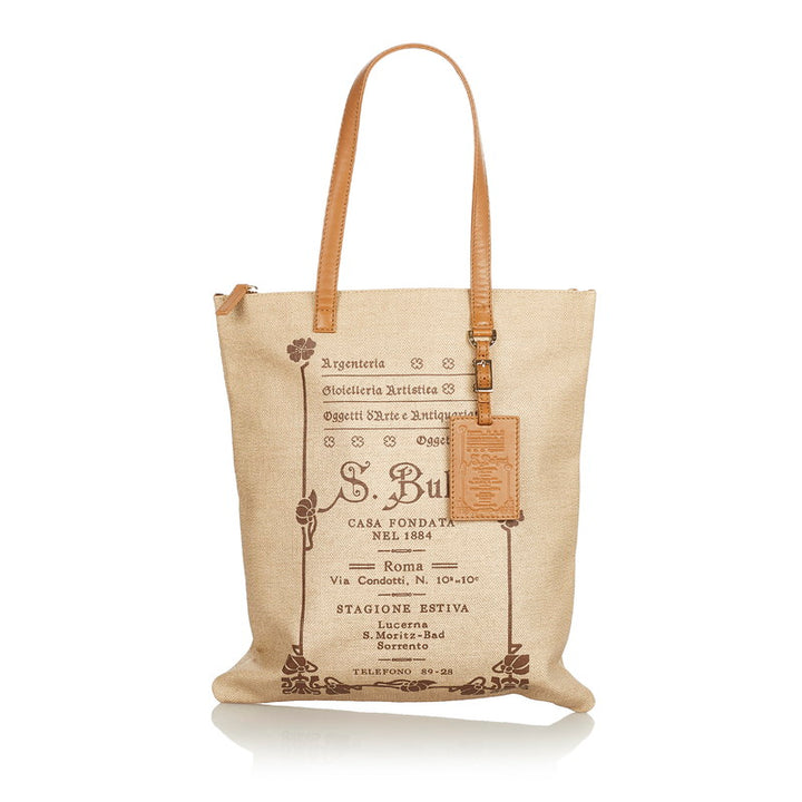 Elettra-Collezione 1910 Canvas Tote Bag