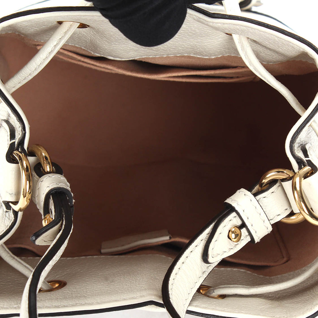 Small Ophidia Leather Bucket Bag 610846