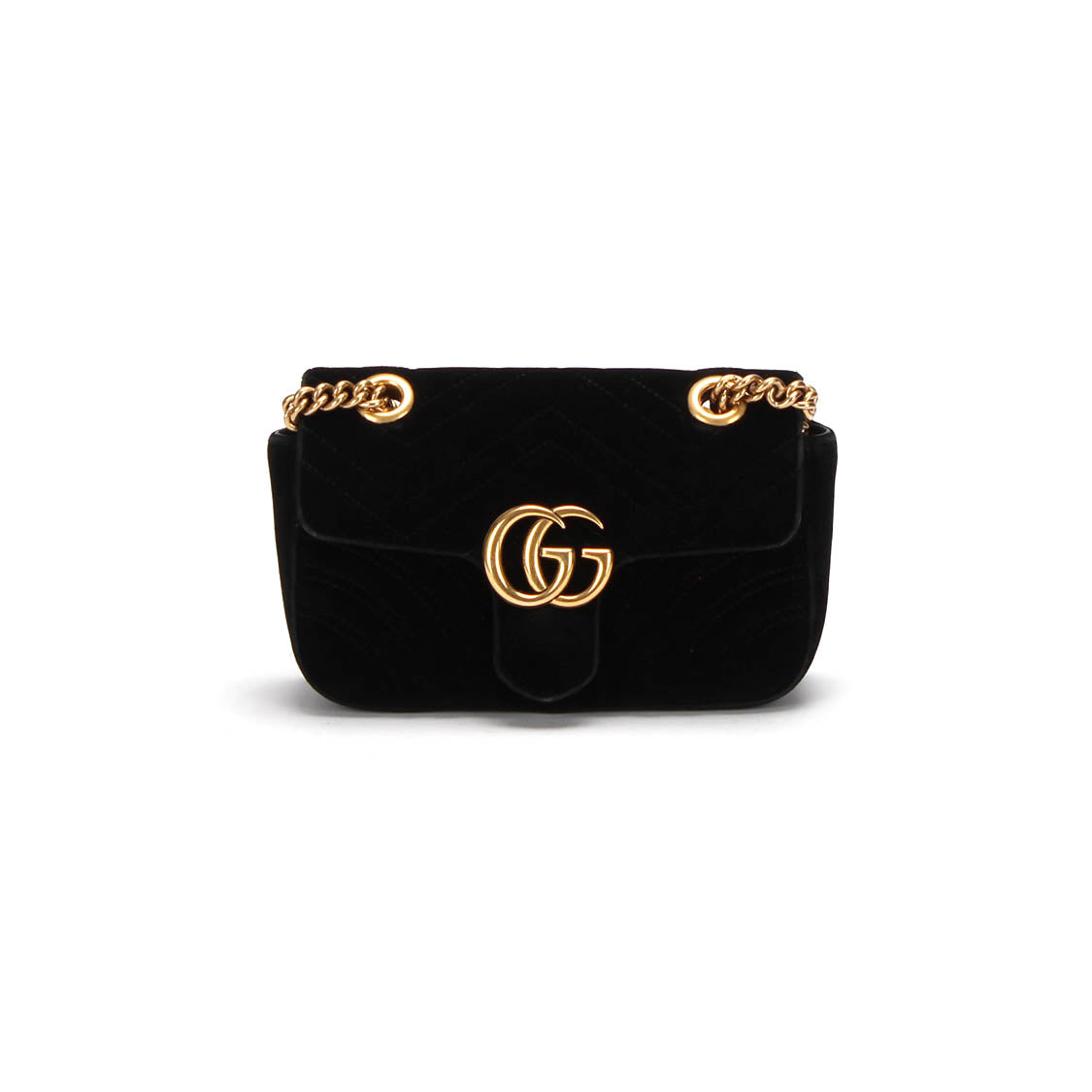Gucci GG Marmont缝小链肩袋446744