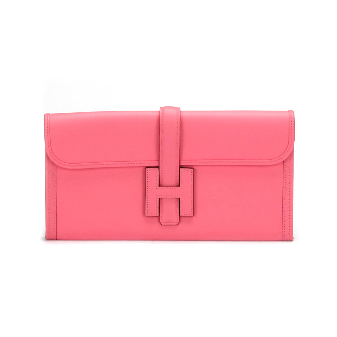 Jige Leather Clutch Bag