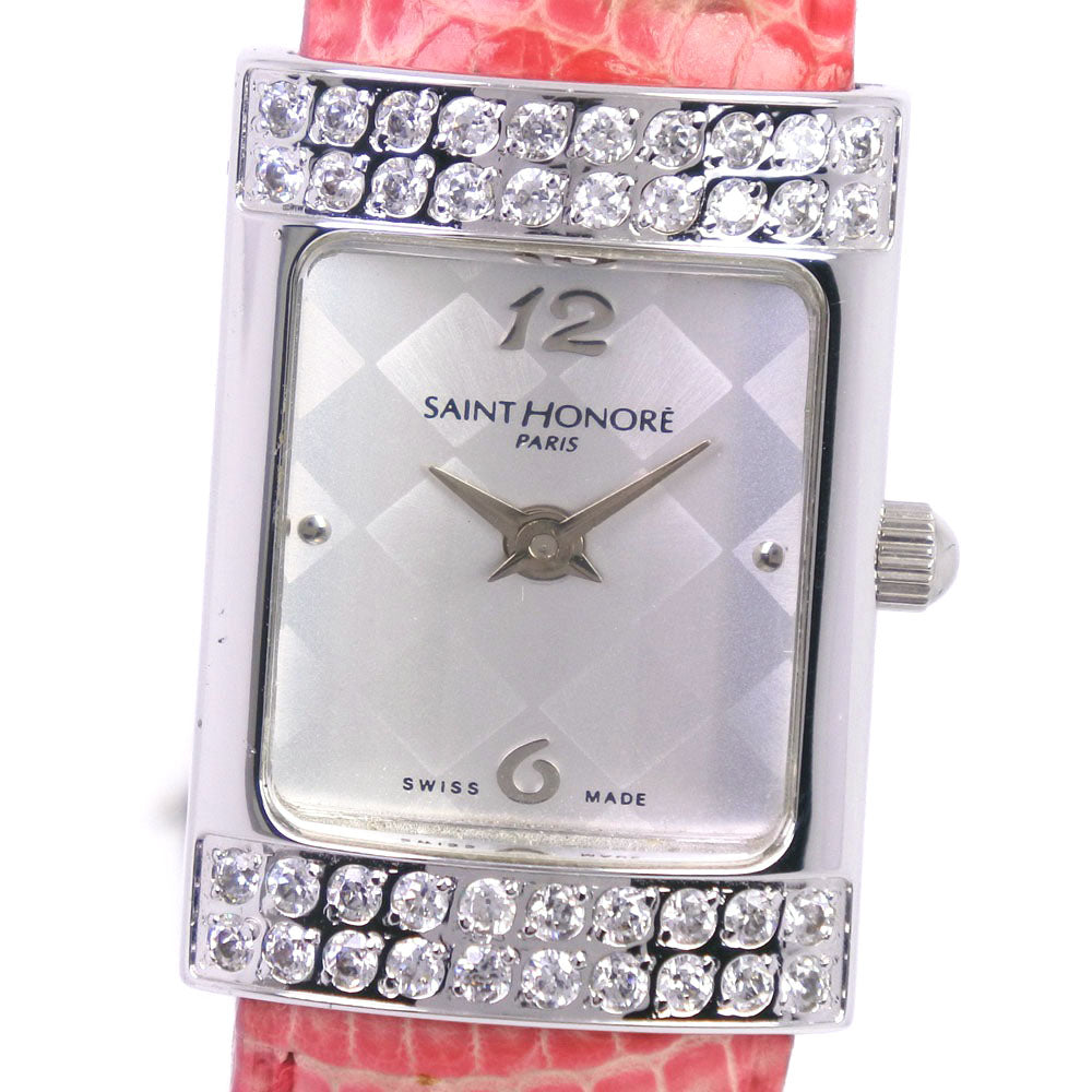 Santono Ladies' Watch 711235.2-F01 in Stainless Steel with Pink Quartz and Silver Dial 711235.2-F01