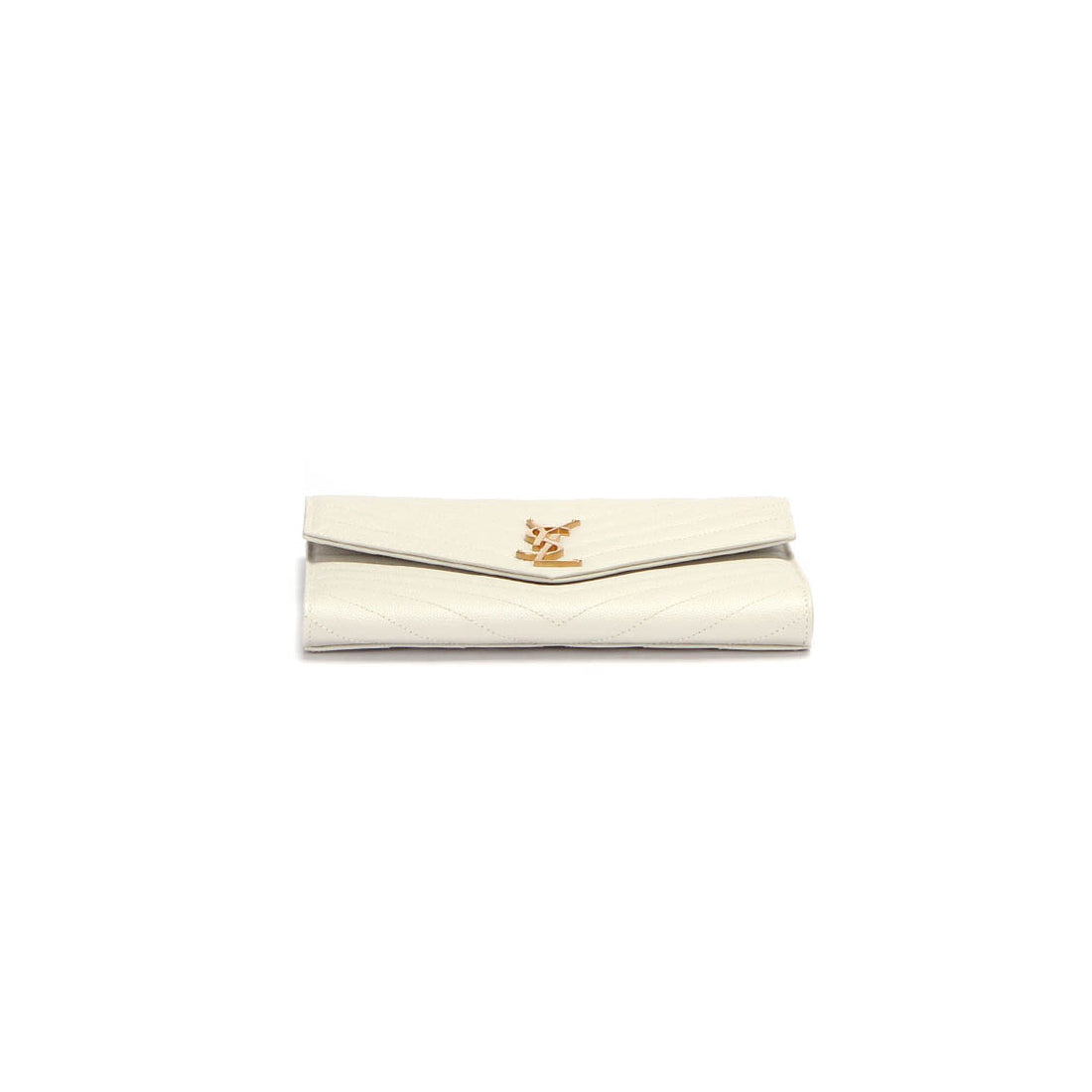 Monogram Envelope Leather Clutch Bag 617662