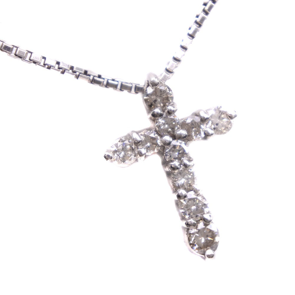 Platinum Pt900 & 0.50ct Diamond Necklace for Women - Pre-Owned, SA Grade