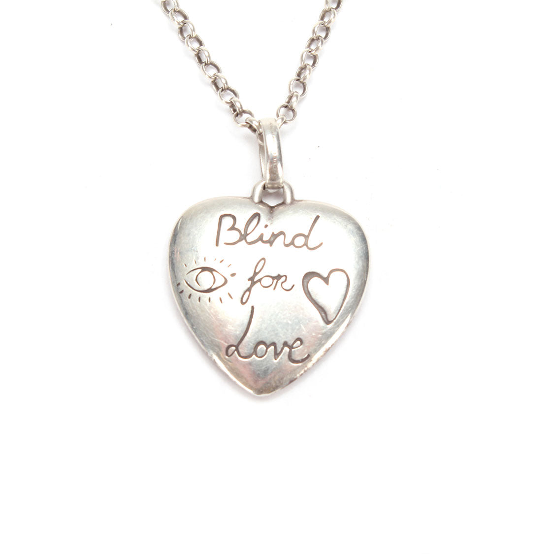 Blind for Love Pendant Necklace