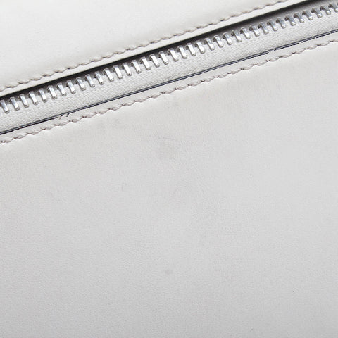 Stitched Dot Com Leather Shoulder Bag