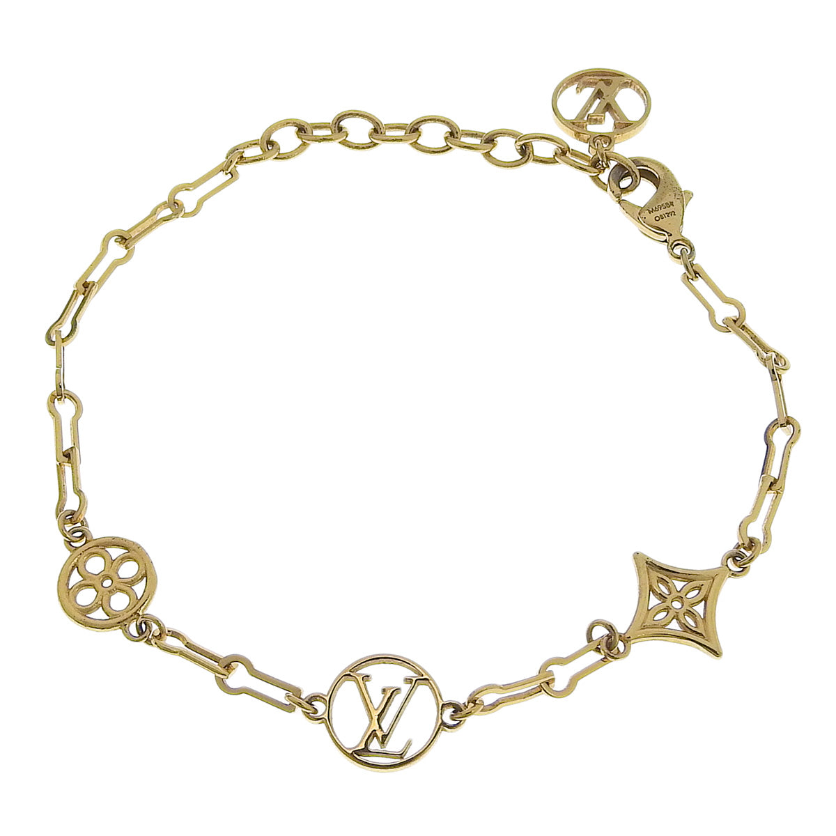 Louis Vuitton Gold Tone Forever Young Bracelet Louis Vuitton