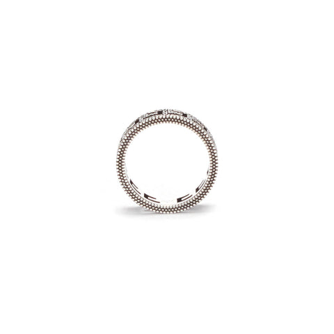 Silver Square G Ring