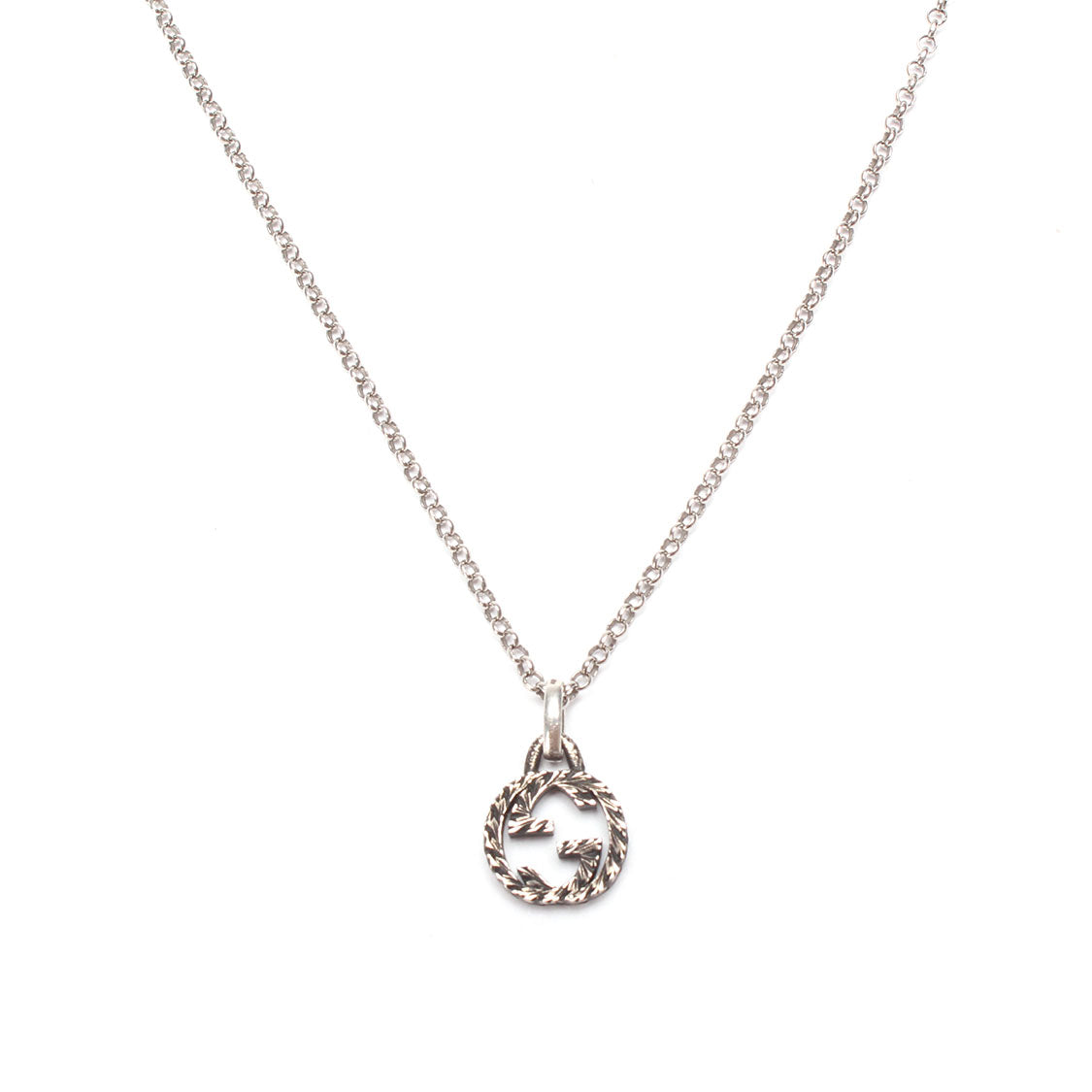 GG Interlocking Pendant Necklace