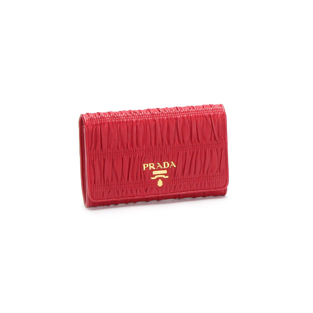 Gauffre Leather Wallet on Chain