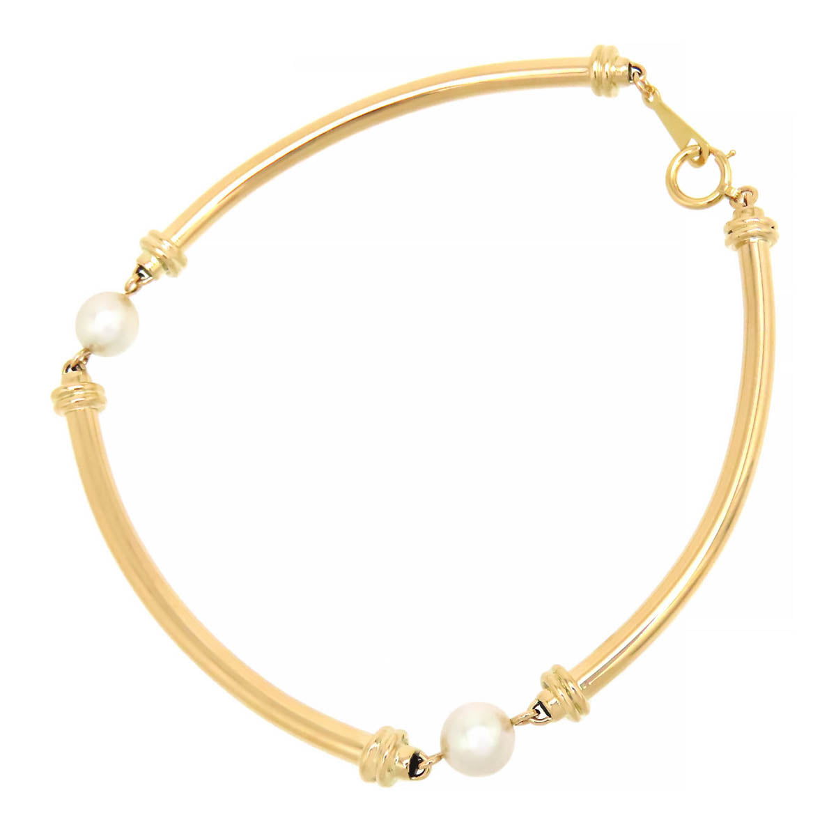 14k Gold Pearl Bracelet