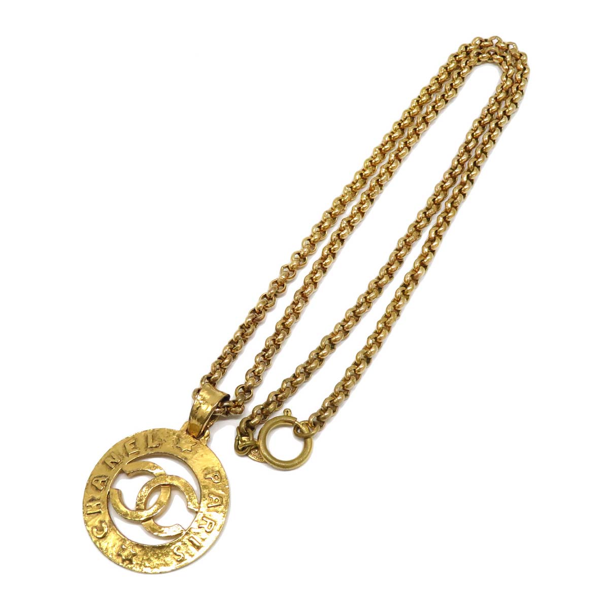 CC Medallion Chain Necklace