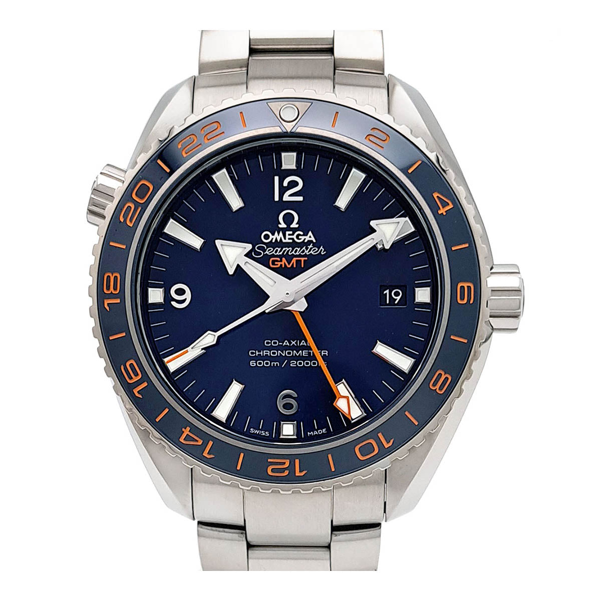 OMEGA Planet Ocean Goodplanet GMT 232.30.44.22.03.001 Automatic Stainless Steel Men's Watch [Used] 232.30.44.22.03.001