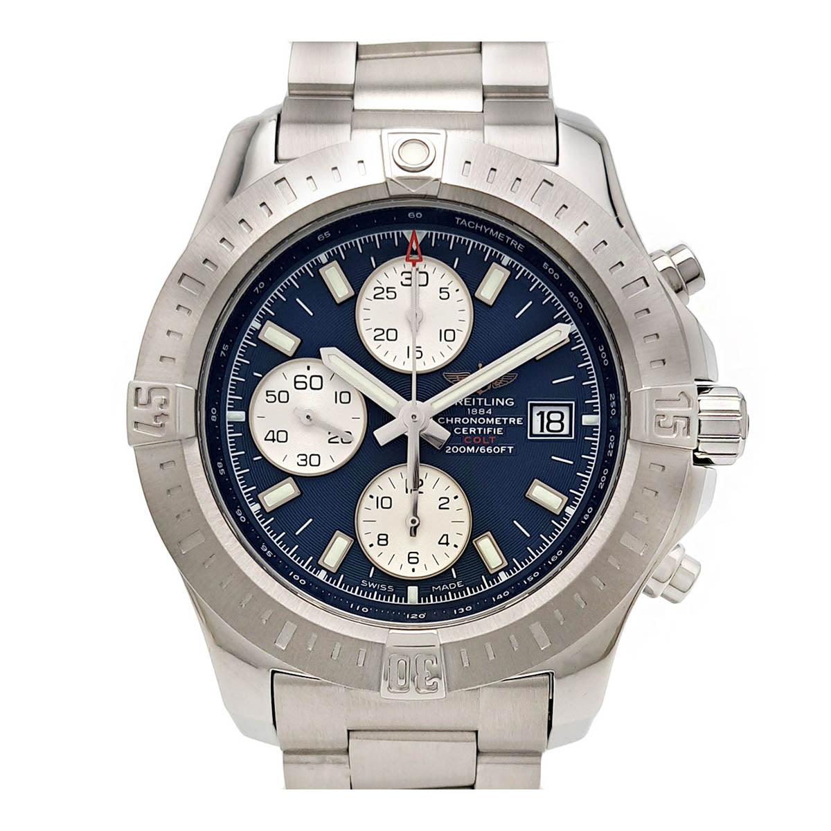 BREITLING Colt Chronograph Automatic A13388 Stainless Steel Men's Watch [Used] A13388