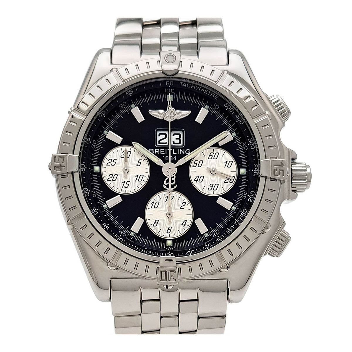 Breitling Crosswind Special A44355 Automatic Watch, Stainless Steel, Men's (Pre-owned) A44355