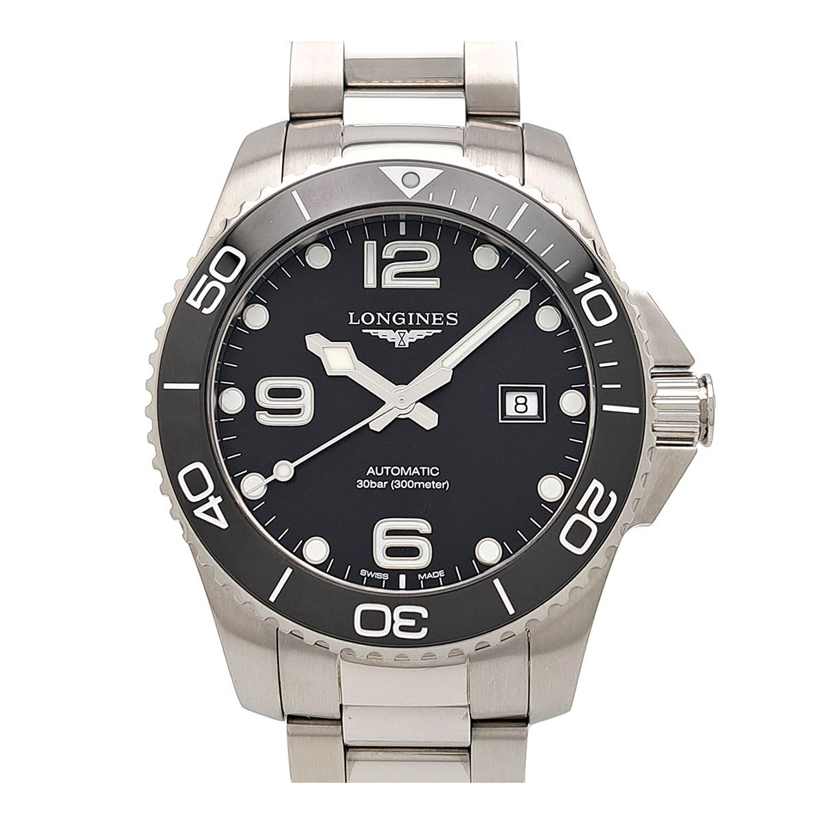 Longines "HydroConquest" Men's Automatic Wristwatch in Stainless Steel  L3.782.4.56.6