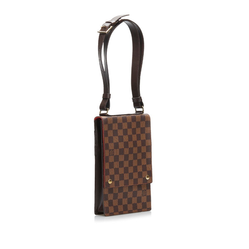 Louis Vuitton Shoulder Bag Portobello Brown Damier Ebene N45271