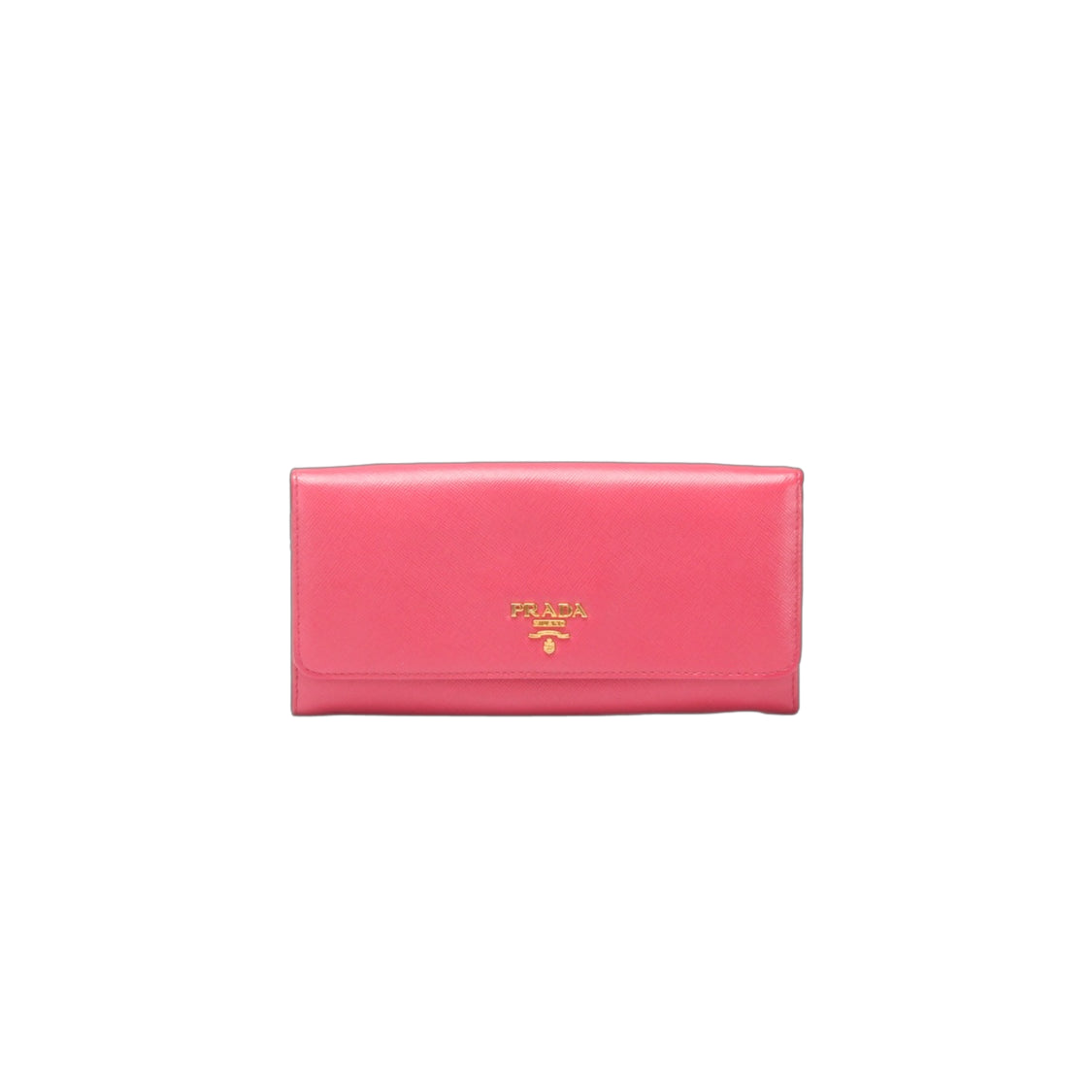 Saffiano Leather Flap Wallet