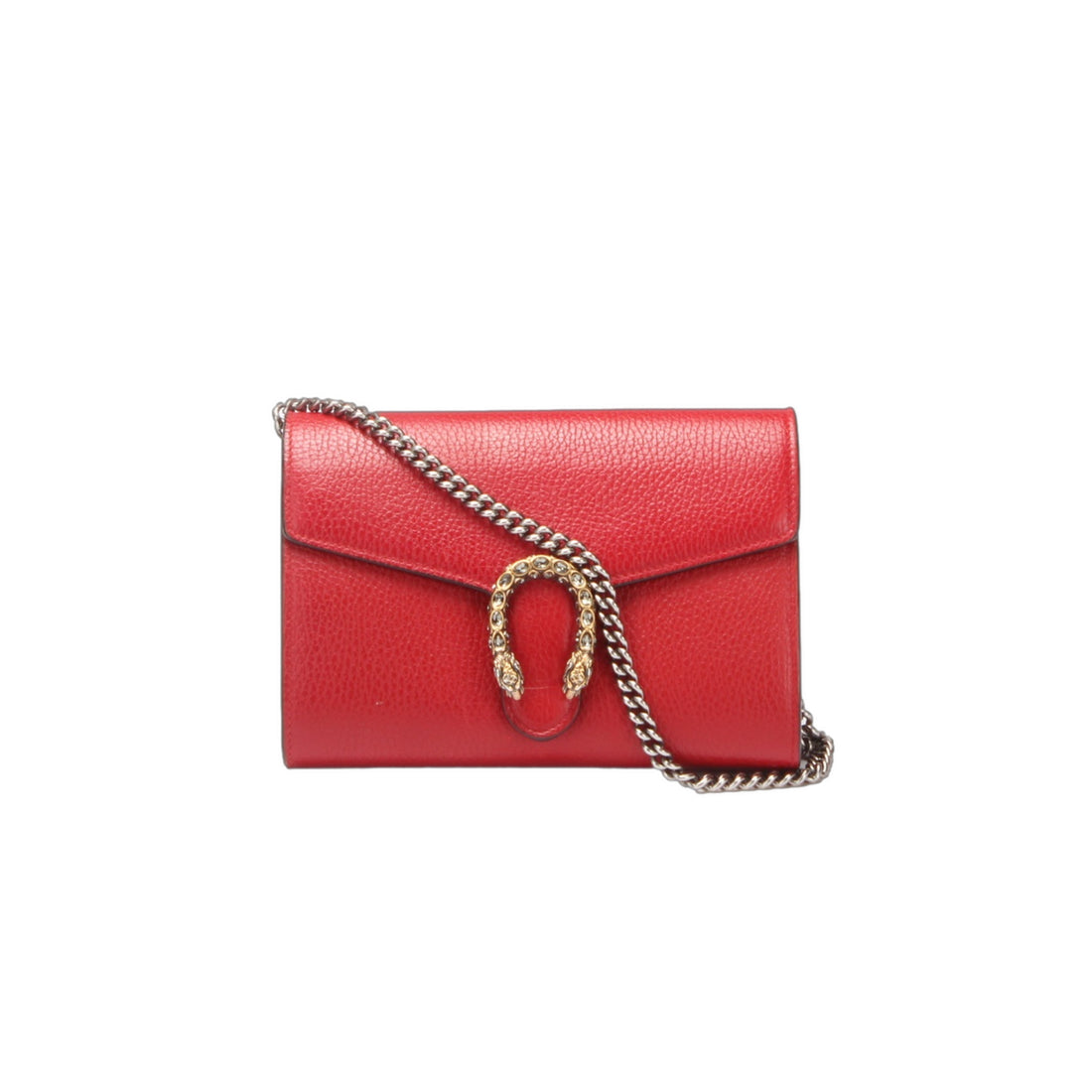 Dionysus Leather Wallet On Chain  401231