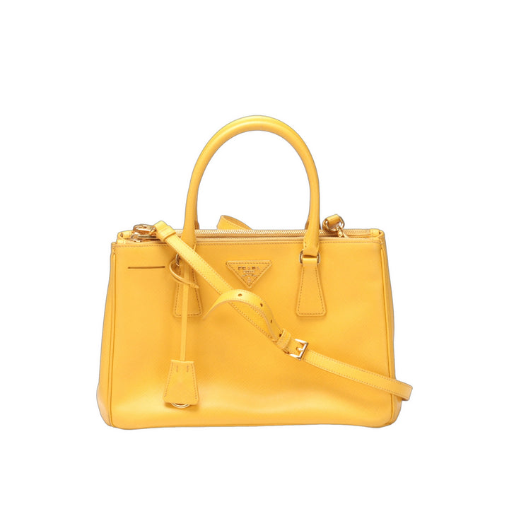 Saffiano Galleria Double Zip Handbag