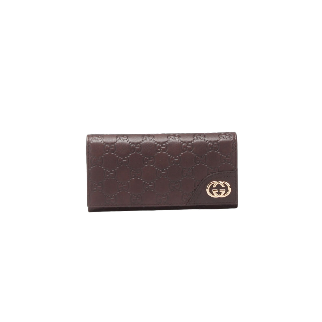 Guccissima Leather Flap Wallet 204836