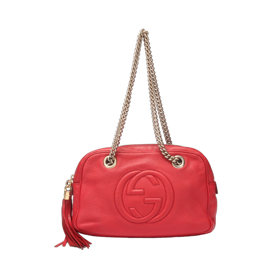 Gucci Soho Chain Shoulder Bag Leather Shoulder Bag 308983 in Good condition