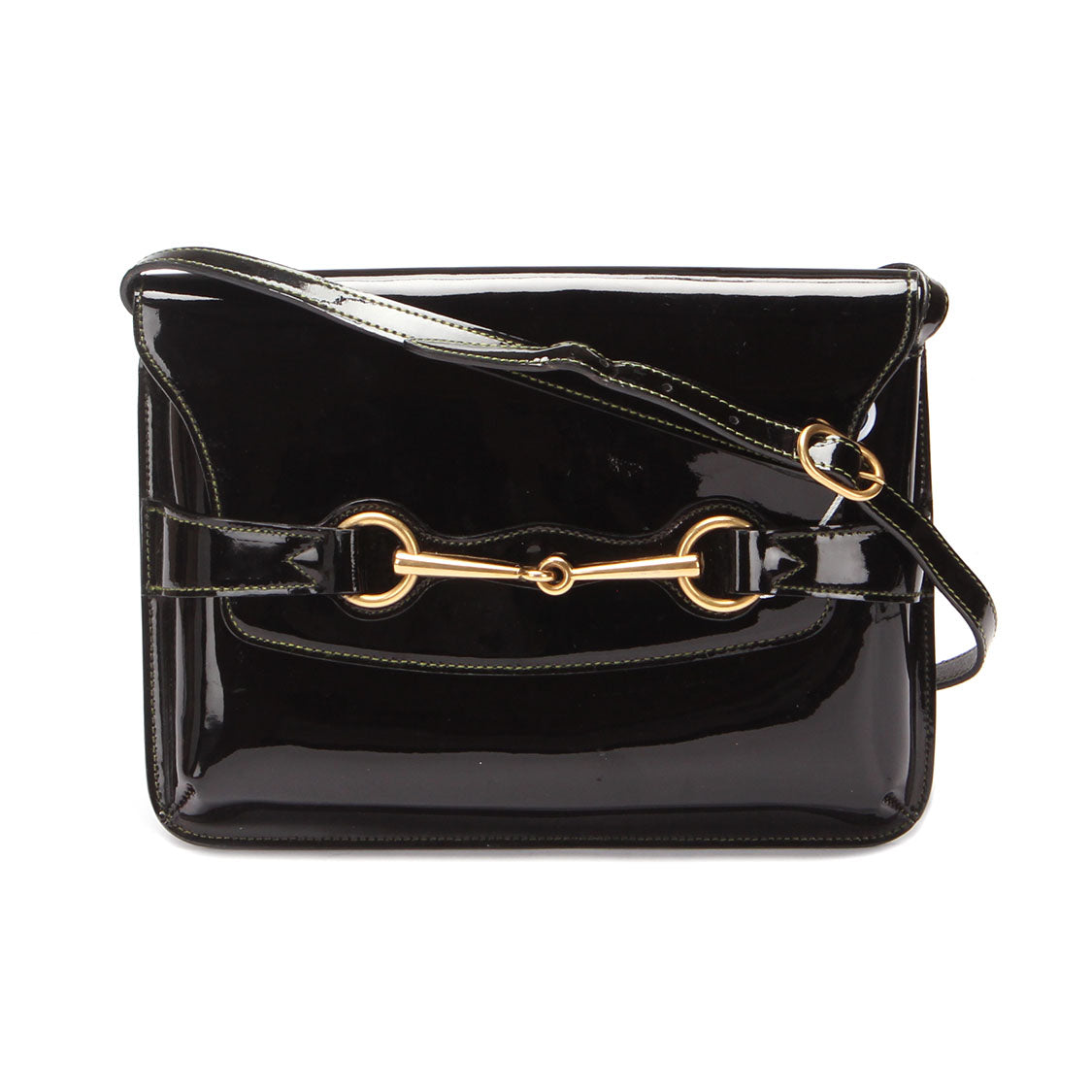 Patent Leather Bright Bit Crossbody Bag