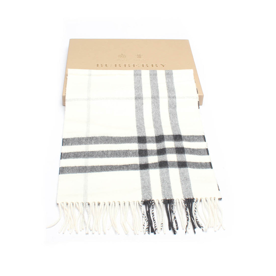 Check Cashmere Scarf