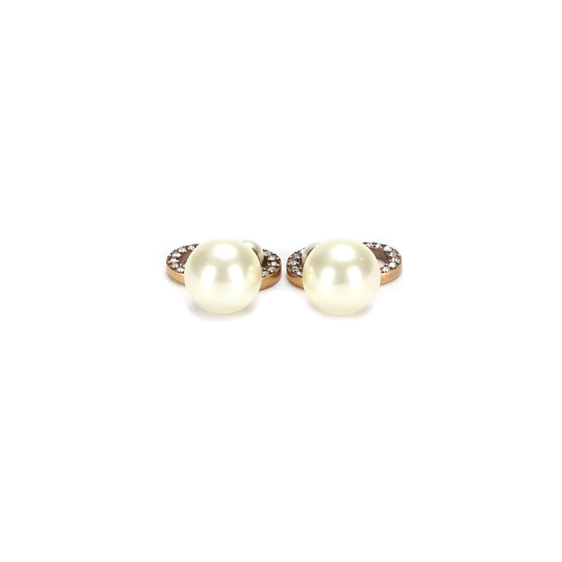 CD Faux Pearl Earrings