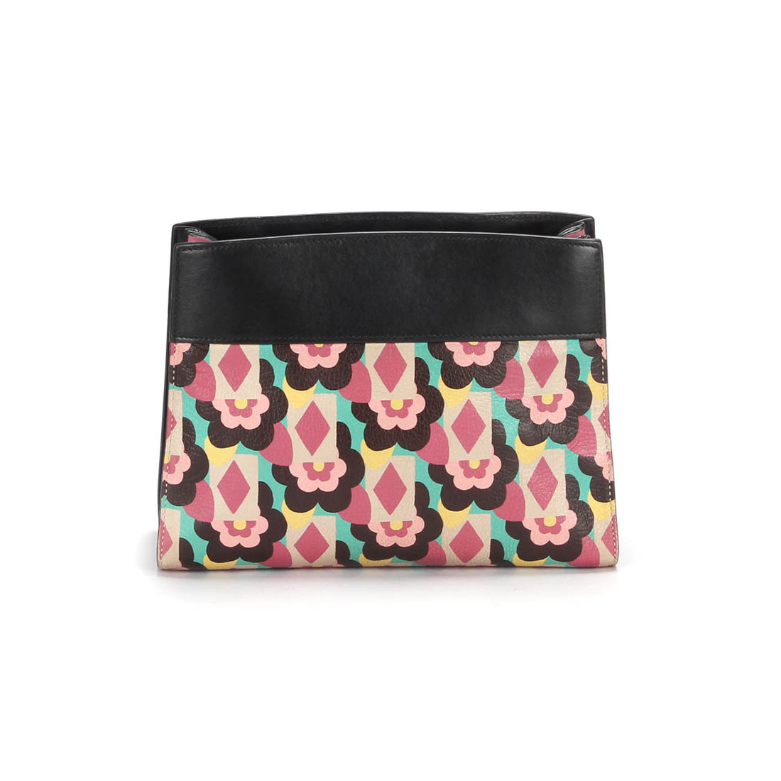 City Calf Floral Printed Saffiano Esplanade Crossbody