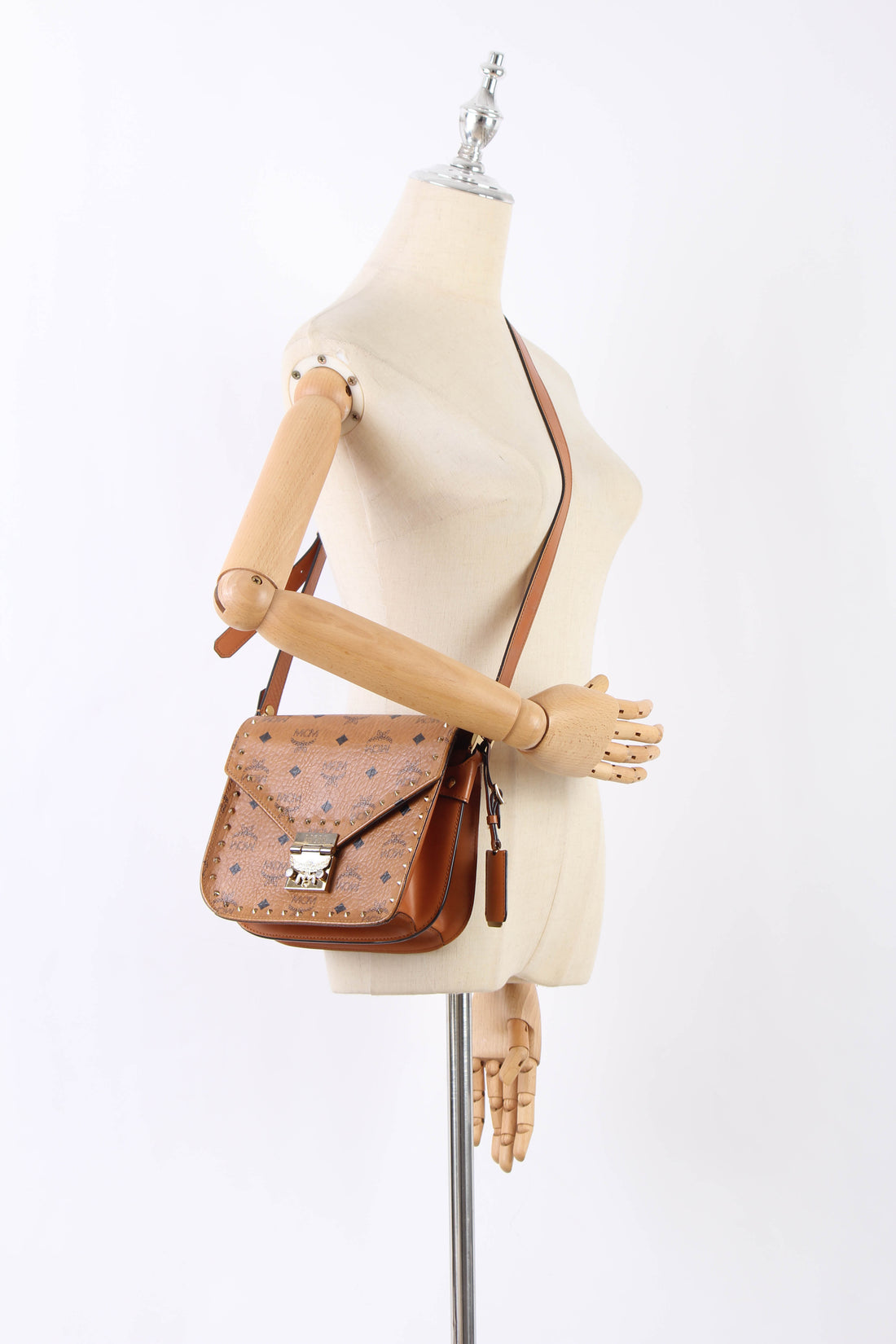 Visetos Studded Crossbody Bag