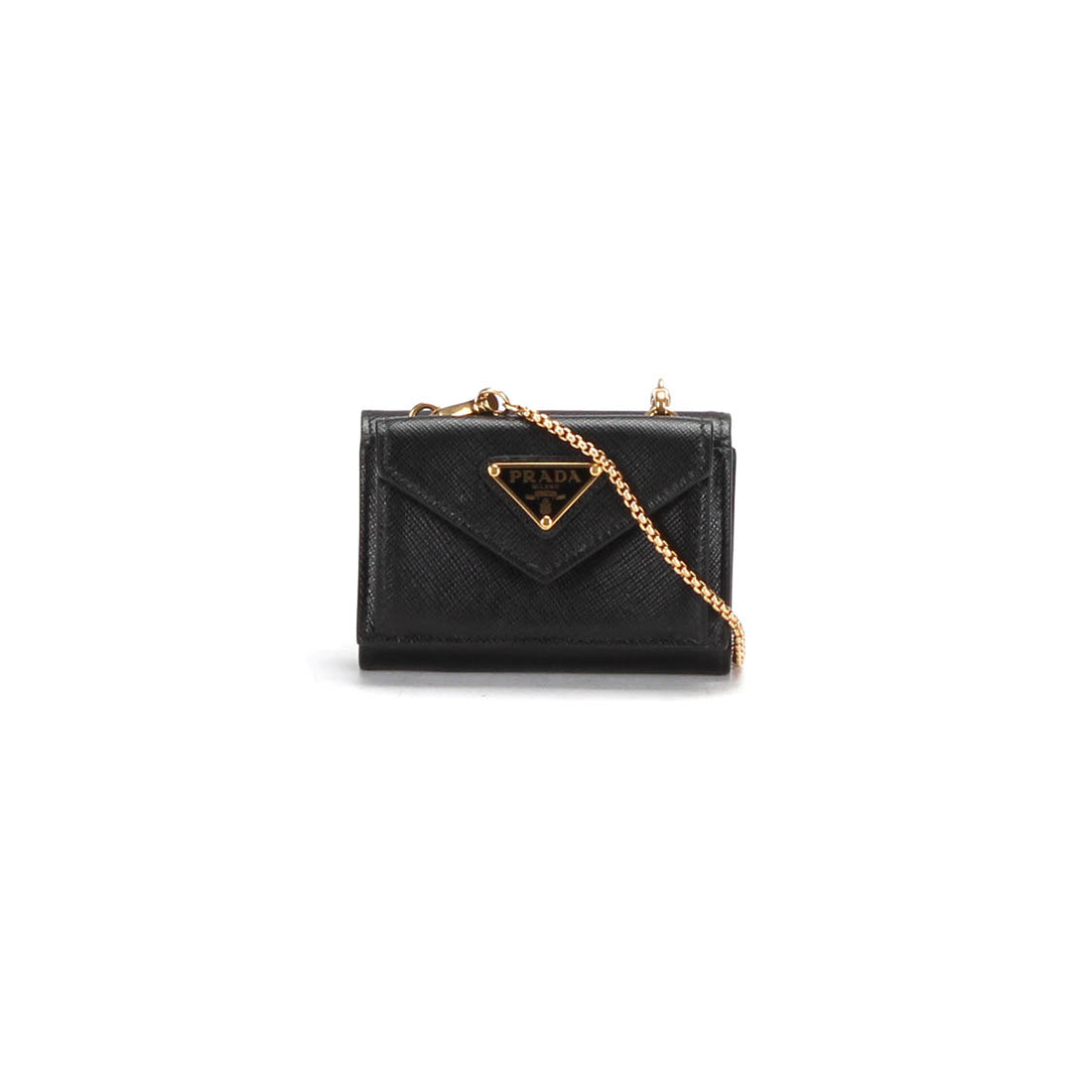 Saffiano Small Wallet on Chain