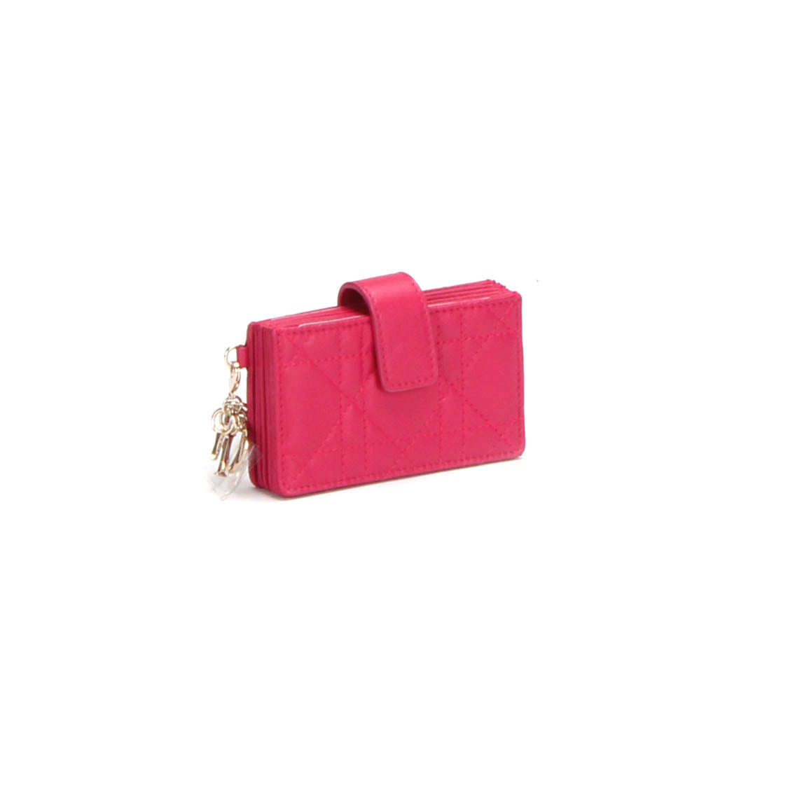 Cannage Lady Dior Leather Card Case