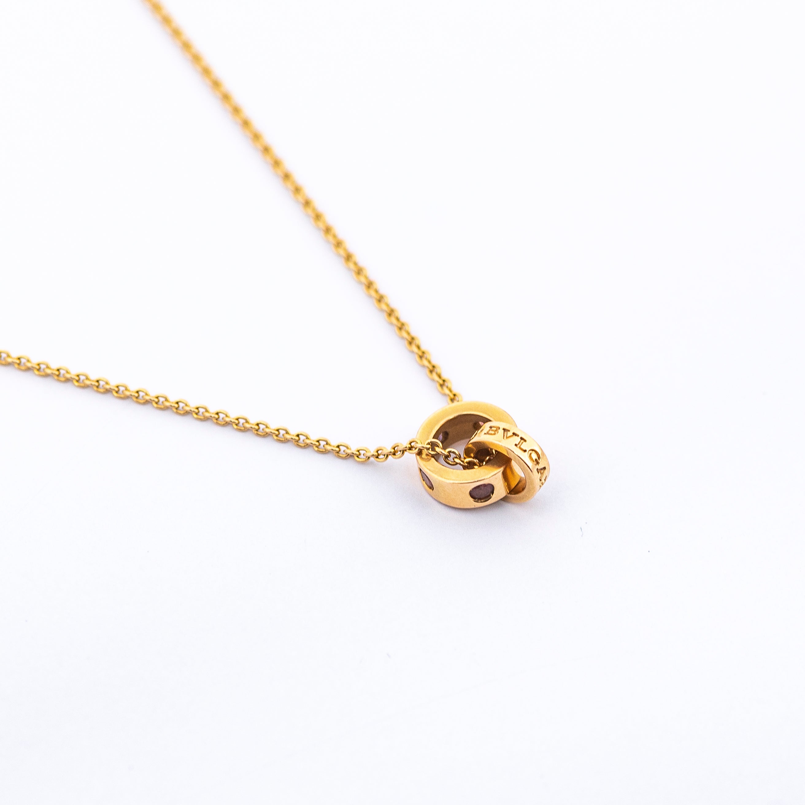 18k Gold Roman Sorbets Pendant Necklace