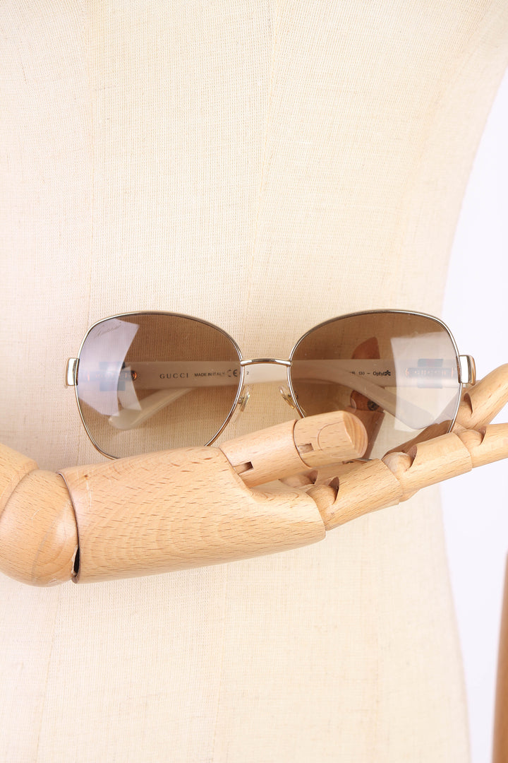 Web Round Tinted Sunglasses