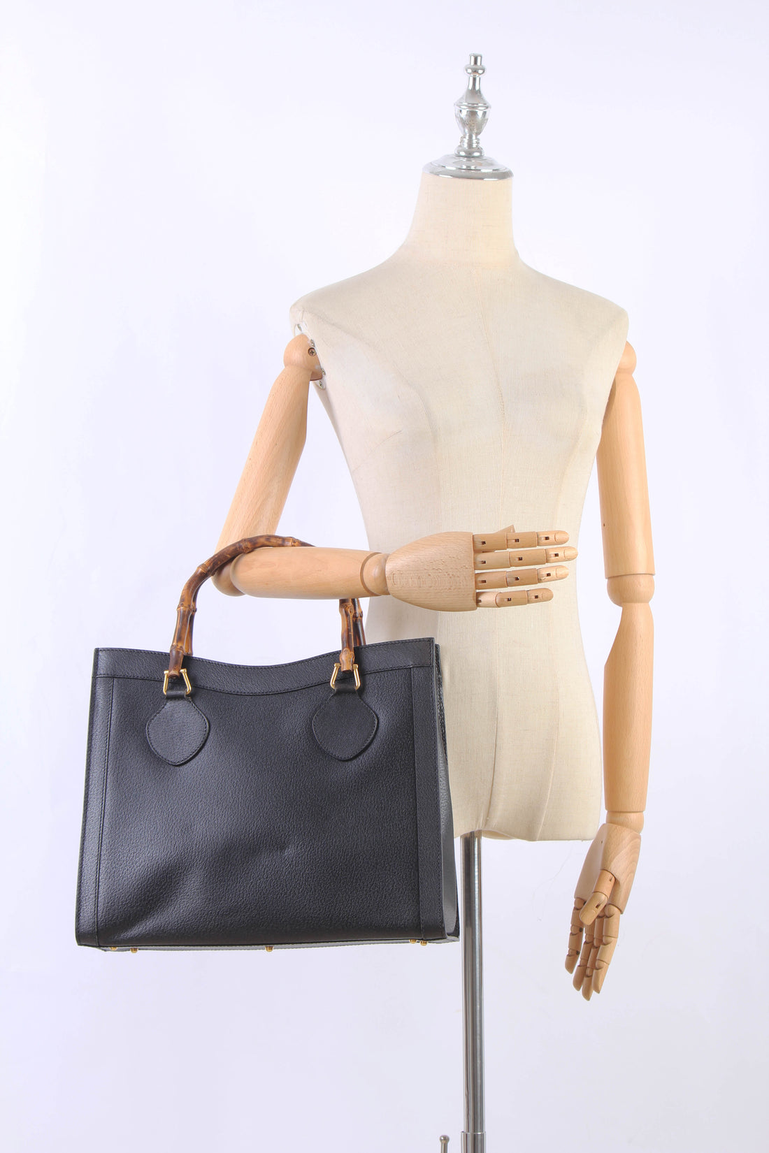 Bamboo Leather Handbag 002.1095