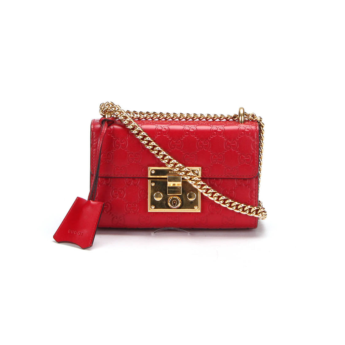 Small Guccissima Padlock Shoulder Bag  409487