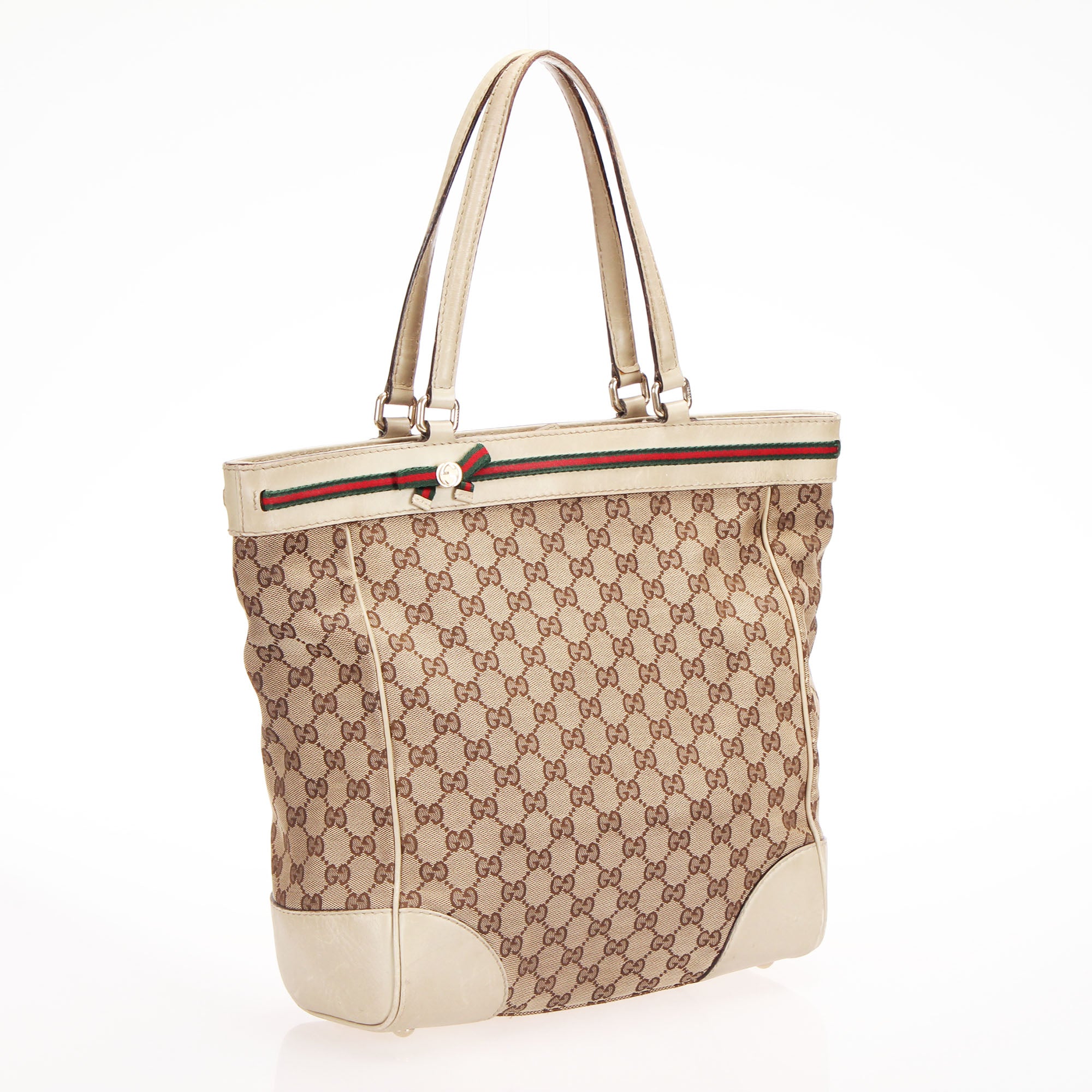 Gucci Sherry Line Tote Bag GG Canvas 257062