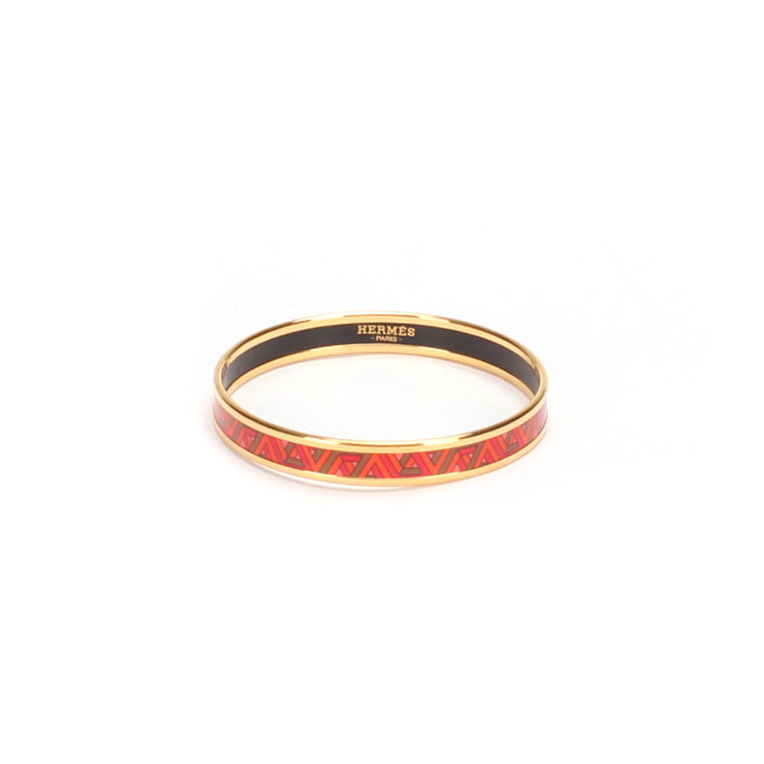 Narrow Printed Enamel Bangle